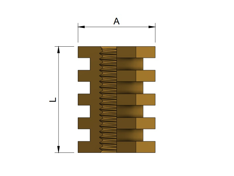 SuperTorq Lite Threaded Inserts